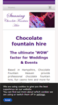 Mobile Screenshot of chocolatefountainheaven.co.uk